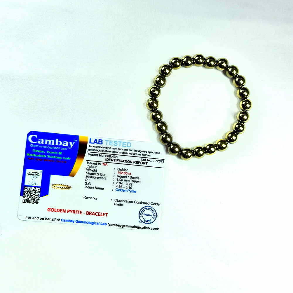 Authentic Golden Pyrite Wealth Bracelet by naturalenergystones - Image 3