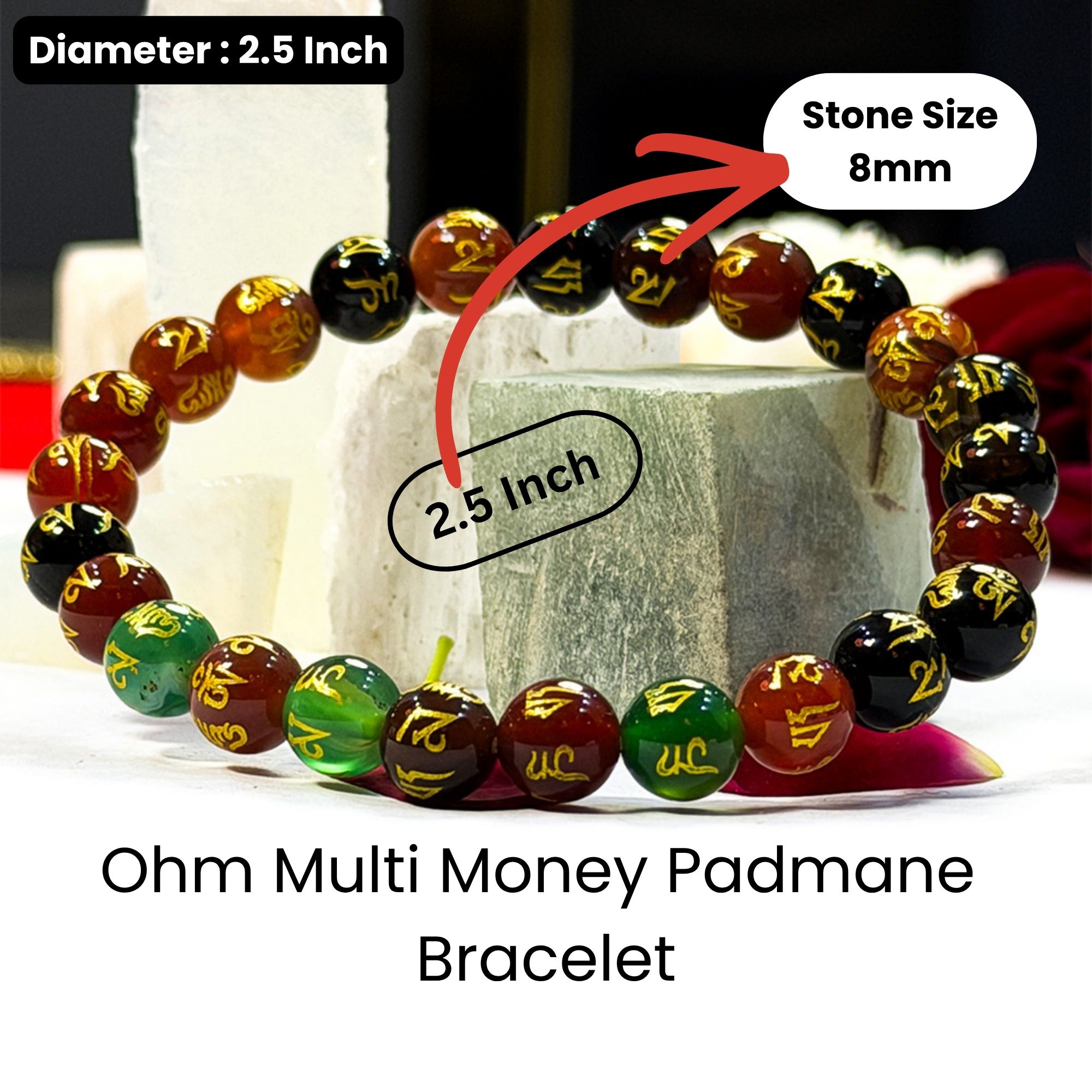 Ohm Multi Money Padmane Bracelet - Image 3