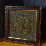Om Yantra Pyrite Frame - Image 4