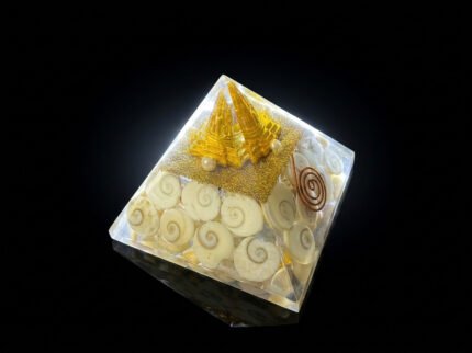 Golden Lakshmi Money Magnet Pyramid for Wealth & Vastu