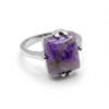 Amethyst Ring for Calmness, Protection & Spiritual Healing