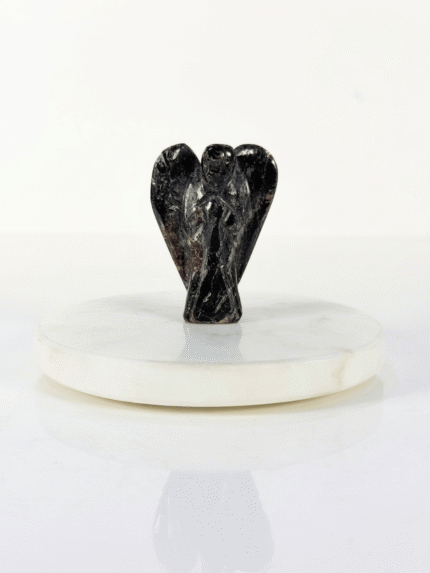 buy black tourmaline angel crystal for spiritual protection | natural energy stones
