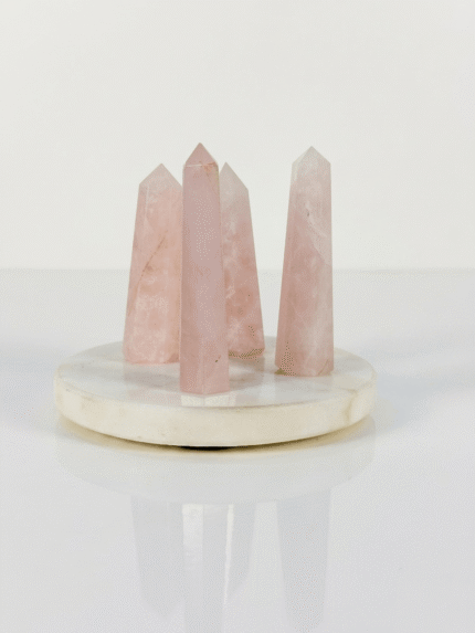 buy rose quartz pencil crystal for love & healing | natural energy stones
