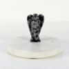 buy snowflake obsidian angel for peace & protection | natural energy stones
