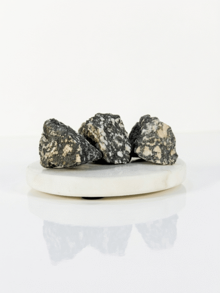 buy snowflake obsidian raw stone for balance & calmness | natural energy stones
