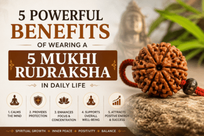 5 Powerful Benefits of Wearing a 5 Mukhi Rudraksha in Daily Life