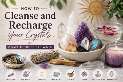 How to Cleanse and Recharge Your Crystals: 8 Safe Methods Explained