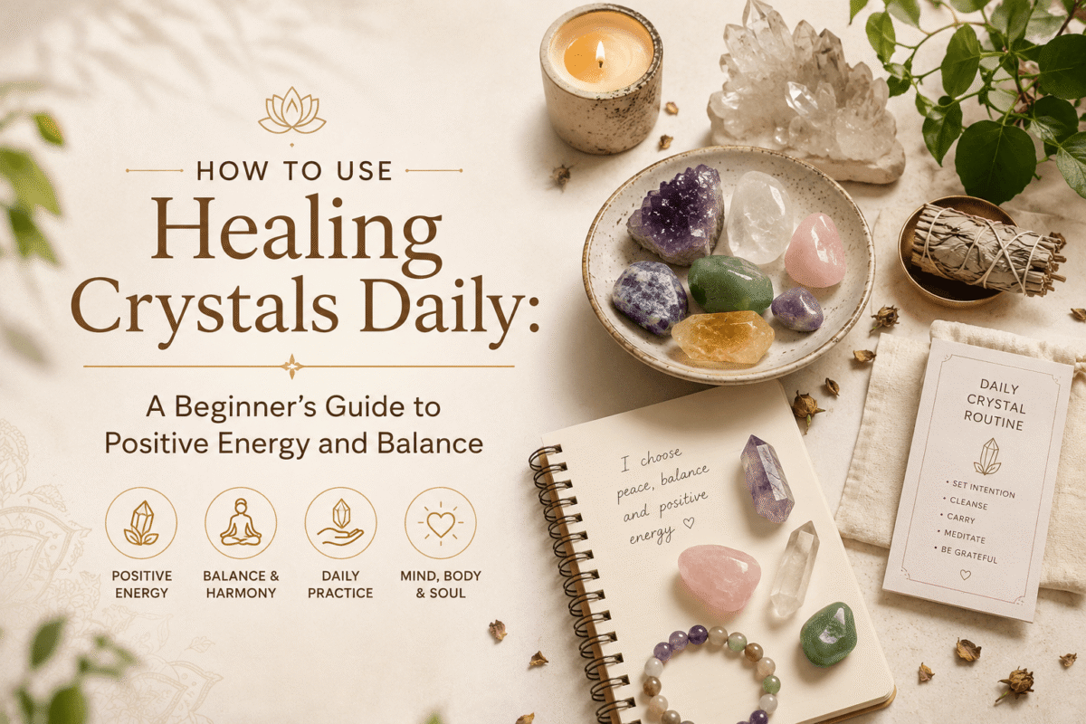 How to Use Healing Crystals Daily A Beginners Guide to Positive Energy and Balance