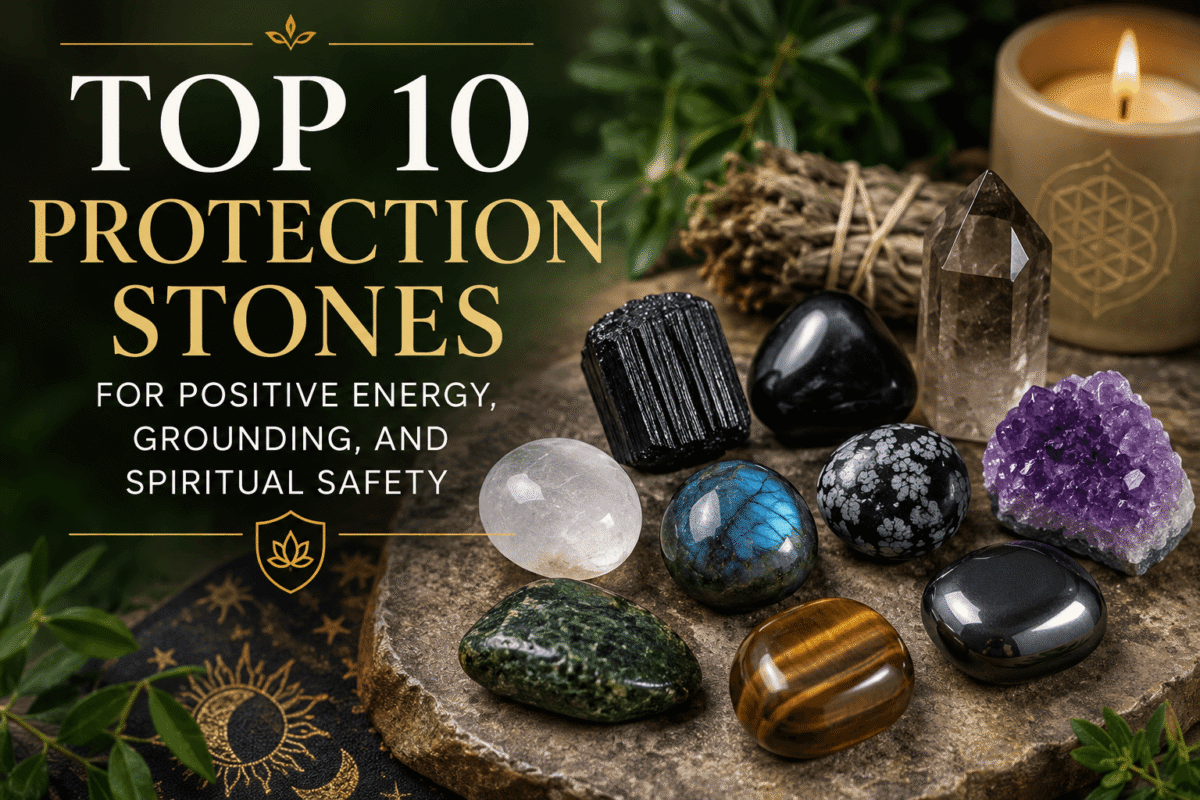 Top 10 Protection Stones for Positive Energy, Grounding, and Spiritual Safety