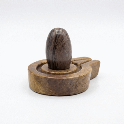 Image of orignal Narmadeshwar Shivling with jaladhari