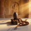 Buy Black Banalingam Narmadeshwar Shivling with Jaladhari