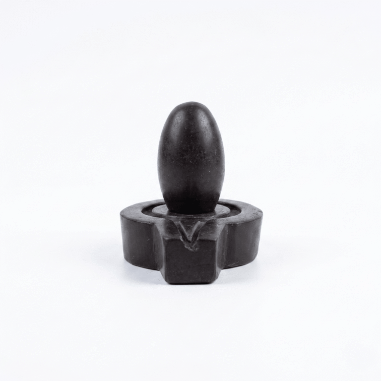 buy-dark-brown-banalingam-narmadeshwar-shivling-with-jaladhari-natural-energy-stones