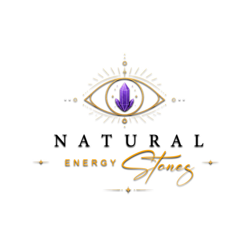 Natural Energy stones logo black shadow