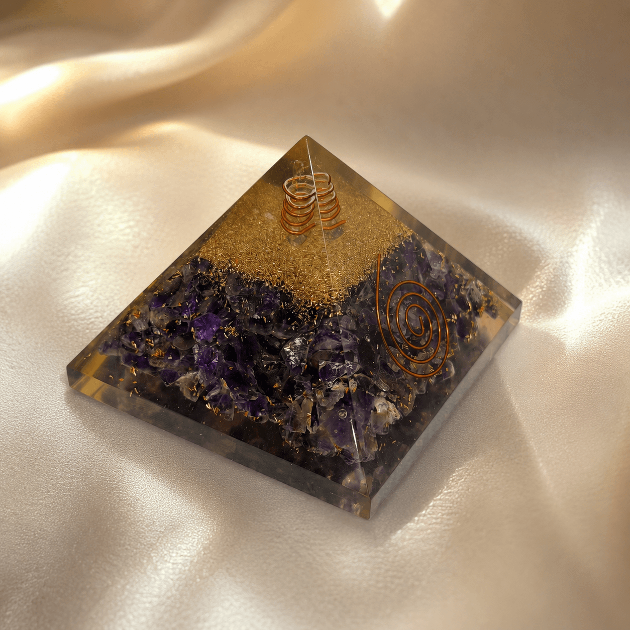 Mahalaxmi Orgonite Pyramid