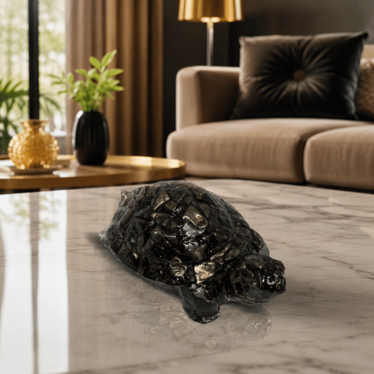 pyrite orgonite tortoise