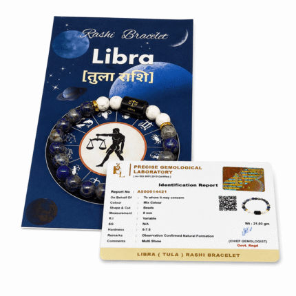 Libra Zodiac Sign Bracelet (Tula Rashi) | Lucky Crystal Bracelet for Balance, Harmony, Love, Success & Positive Energy