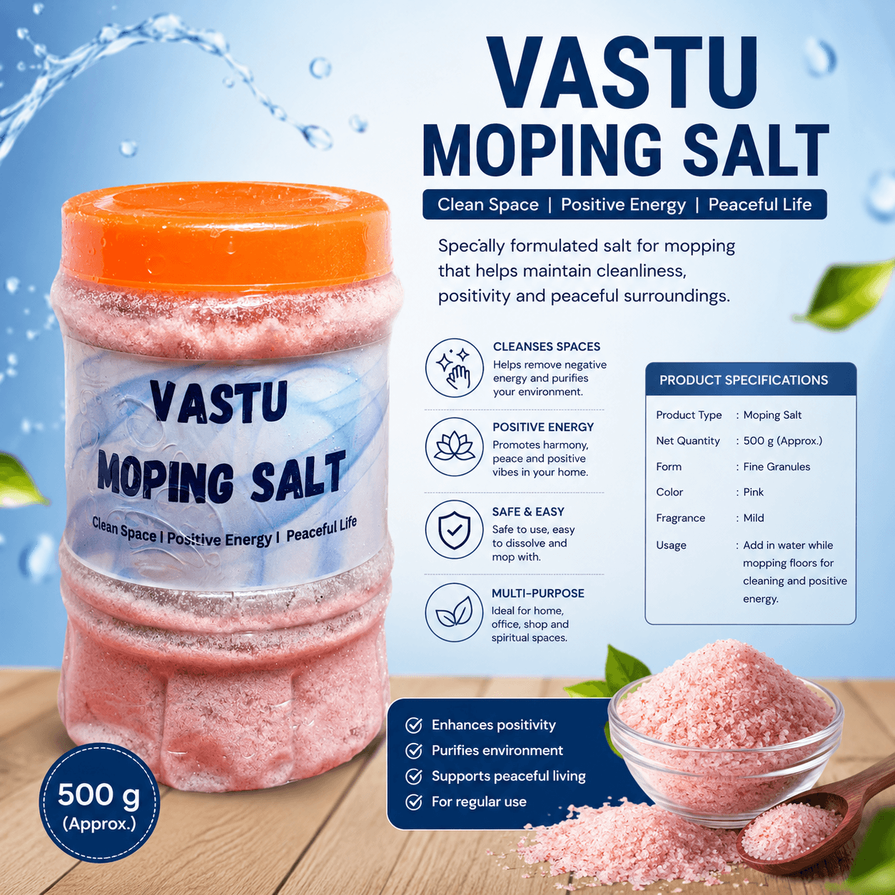 Vastu Mopping Salt for Home & Office Vastu Mopping Salt for Home & Office