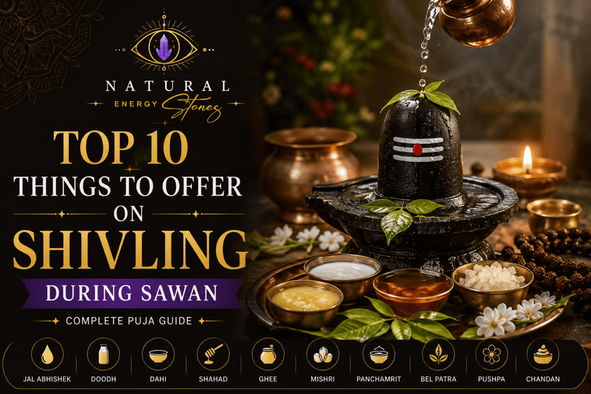 Top 10 Things to Offer on Shivling During Sawan Complete Puja Guide
