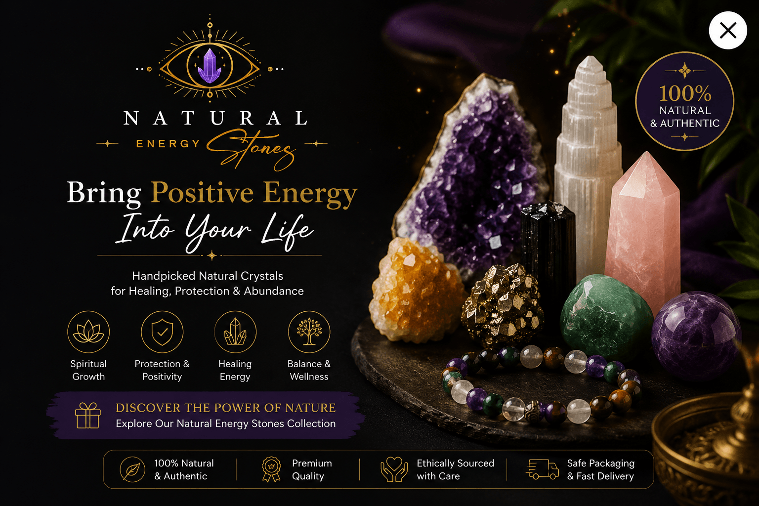 Natural Energy Stones, covered image