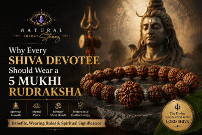 Why Every Shiva Devotee Should Wear a 5 Mukhi Rudraksha? Benefits, Significance & Wearing Rules