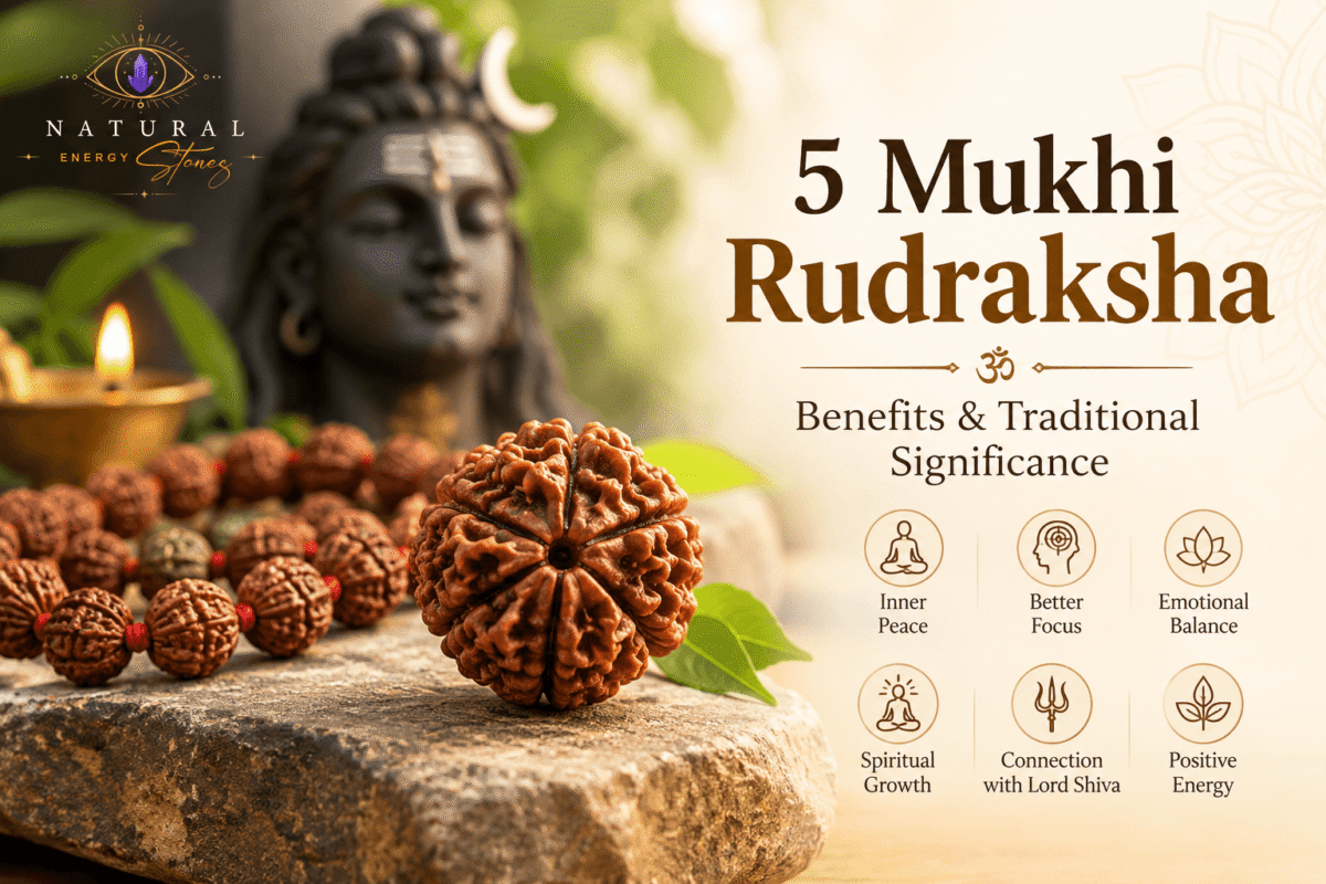 5 Mukhi Rudraksha: Benefits & Traditional Significance