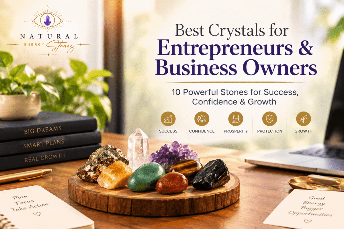 Best Crystals for Entrepreneurs and Business Owners: 10 Powerful Stones for Success, Confidence & Growth