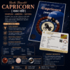 Capricorn Zodiac Bracelet (Makar Rashi) – Natural Garnet & Milky Quartz Crystal Bracelet for Strength, Stability & Focus