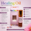 Healing Oil for Health with Red Jasper & Clear Quartz | Energized Crystal Healing Oil