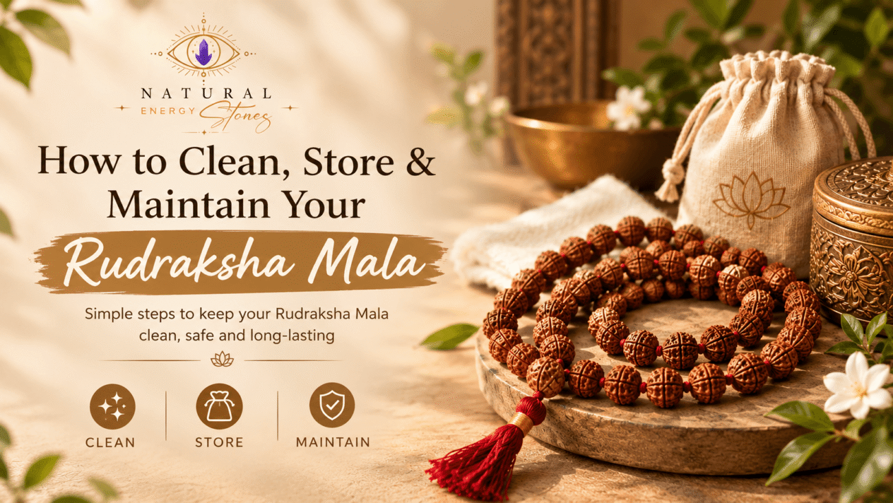 How to Clean, Store & Maintain Your Rudraksha Mala: Complete Care Guide