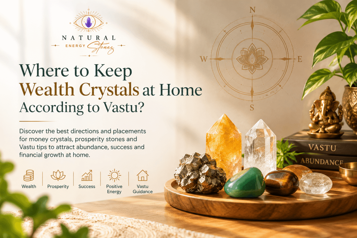 Where to Keep Wealth Crystals at Home According to Vastu?