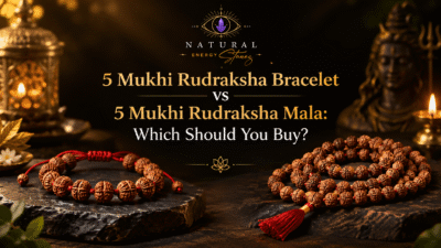 5 Mukhi Rudraksha Bracelet vs 5 Mukhi Rudraksha Mala: Which Should You Buy?