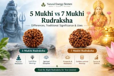5 Mukhi vs 7 Mukhi Rudraksha: Differences, Traditional Significance & Uses
