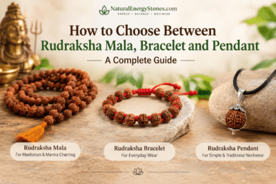 How to Choose Between Rudraksha Mala, Bracelet and Pendant: A Complete Guide